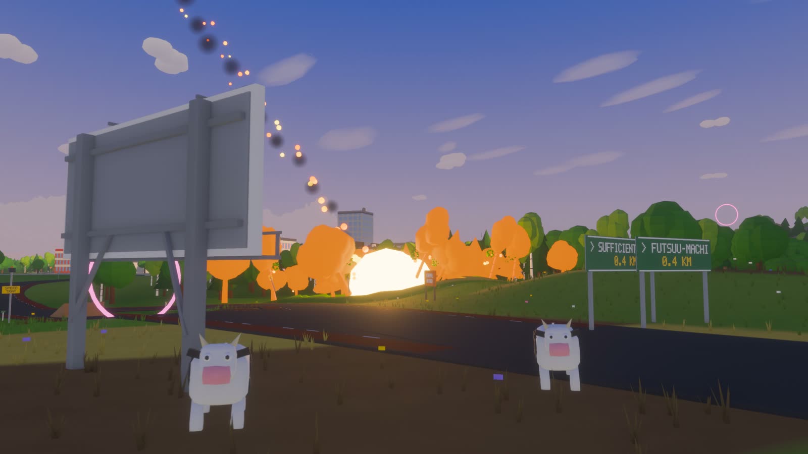 Meteor impact detected. The cows have seen worse.