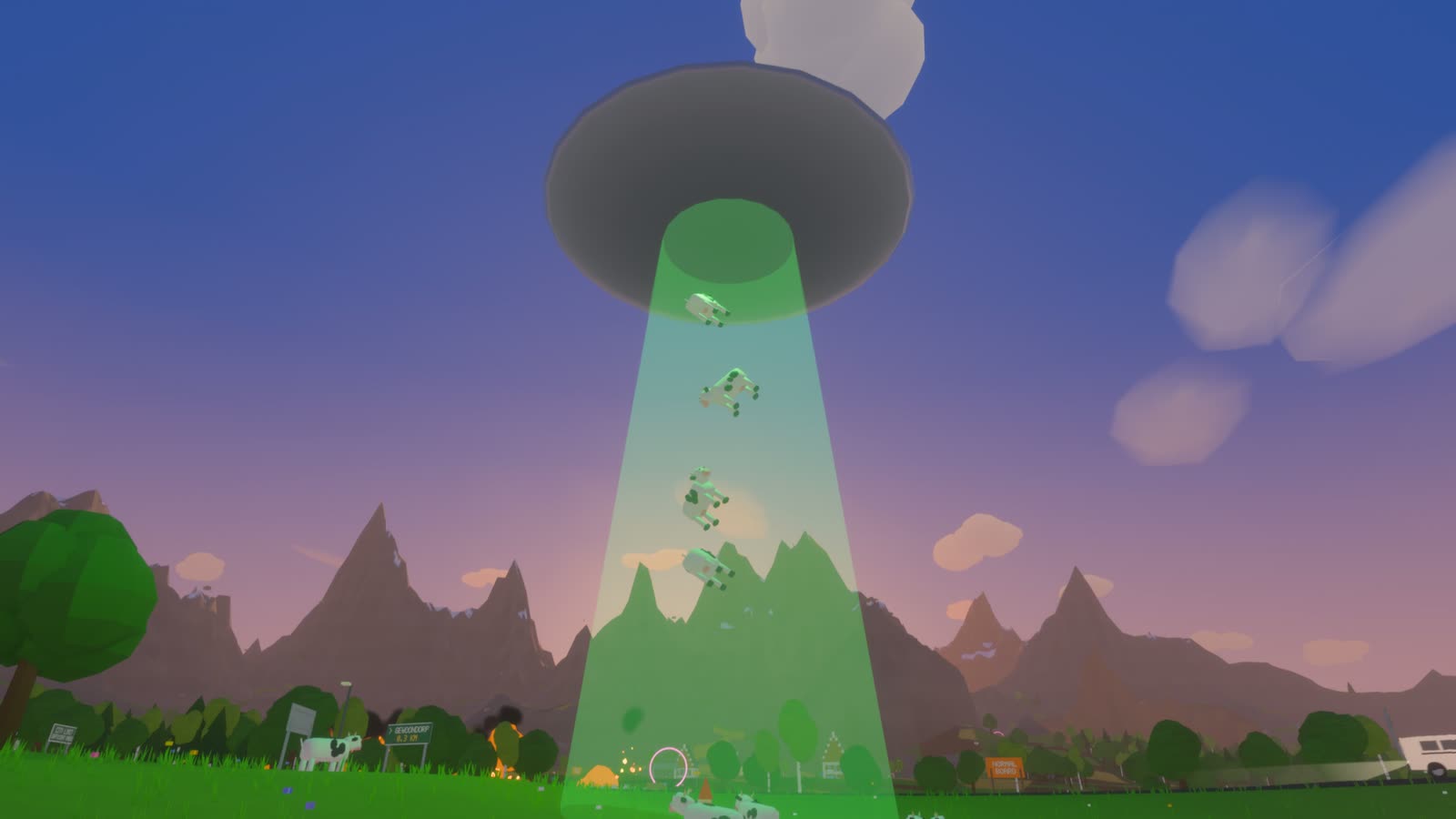 Unidentified flying object. Probably fine.